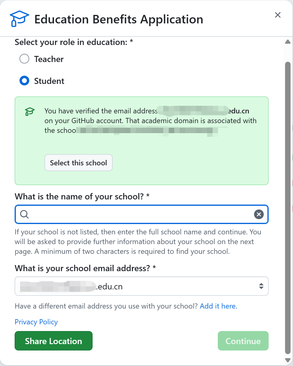 github copilot学生认证教程,免费使用Copilot Pro